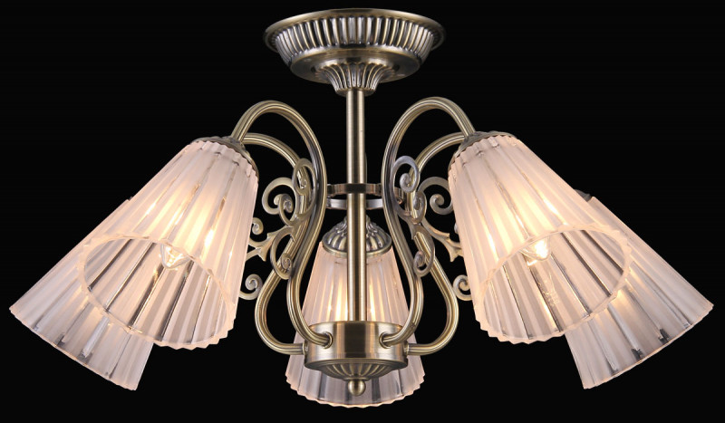 Люстра на штанге Natali Kovaltseva 75045-5C ANTIQUE