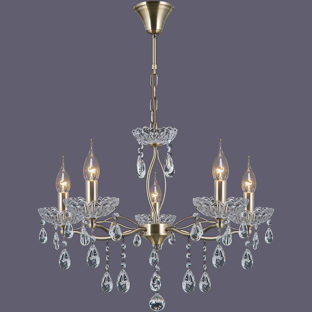 Подвесная люстра Illumico IL0265-5PSQ-39 AB