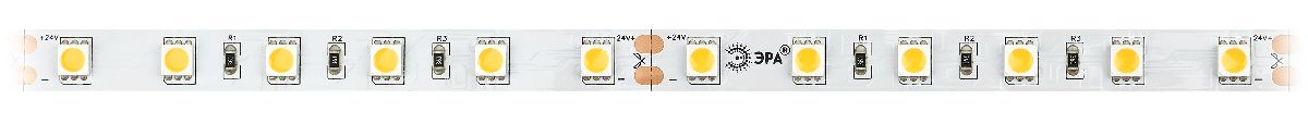 Светодиодная лента Эра 24В 5050 14,4Вт/м 2700К 5м IP33 LS5050-14,4-60-24-33-2700К-5m Б0043113