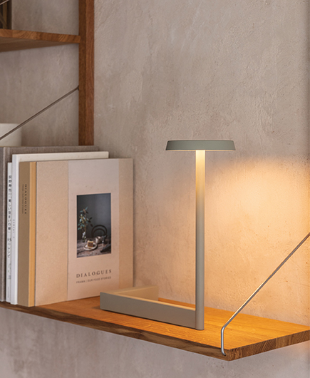 Настольная лампа DeLight Collection Vibia Flat 5970 Terra red 597037/15