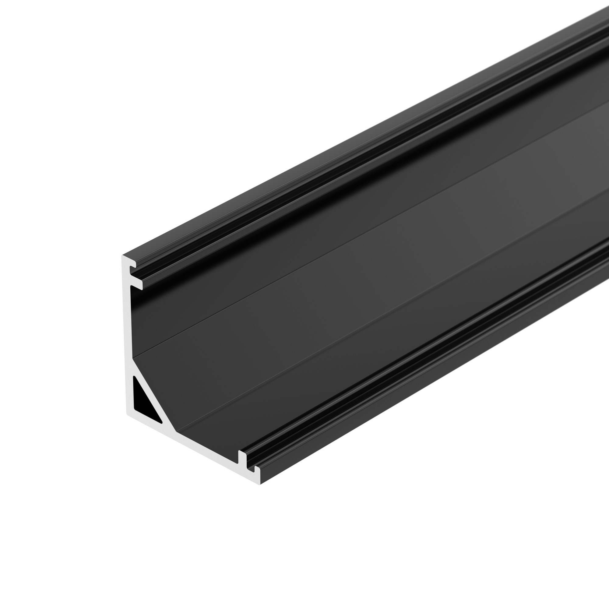 Алюминиевый профиль Arlight SL-KANT-H16-2000 BLACK 037116