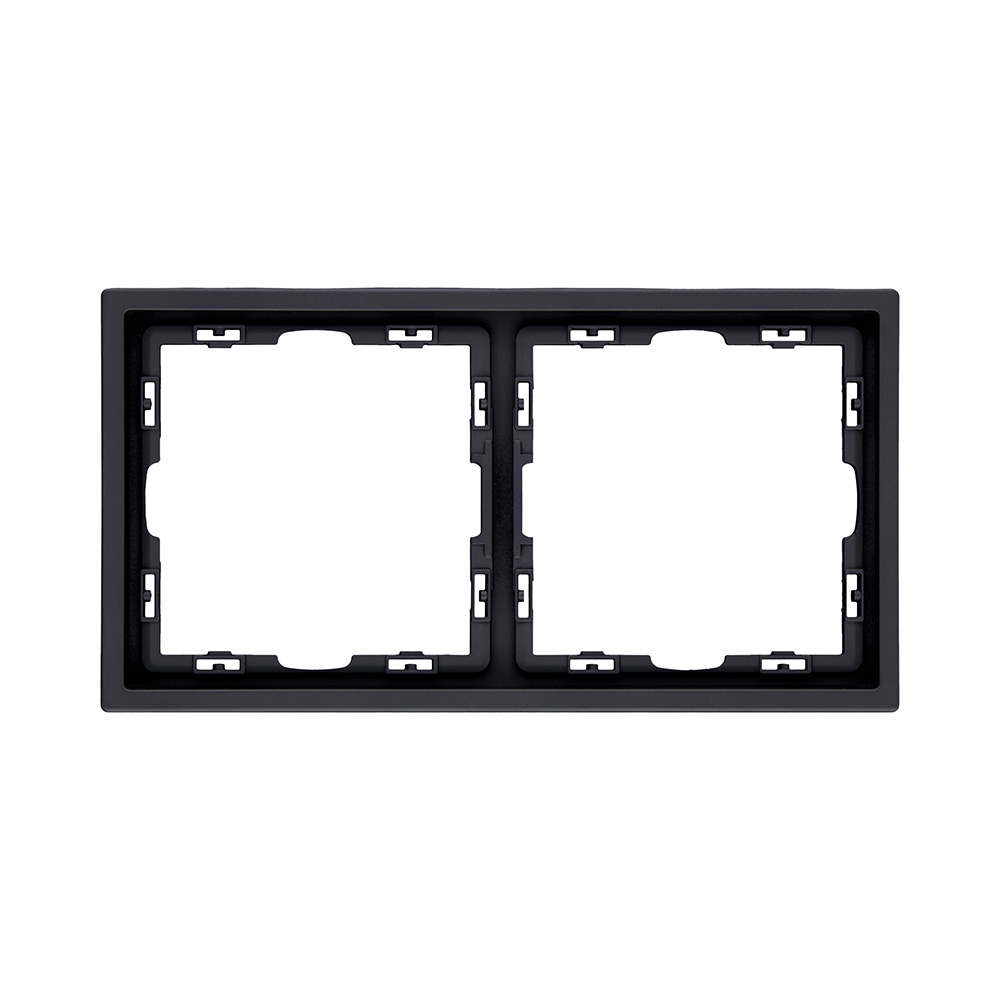 Рамка 2-постовая, черный матовый Kollinger Eclipse EC2BK