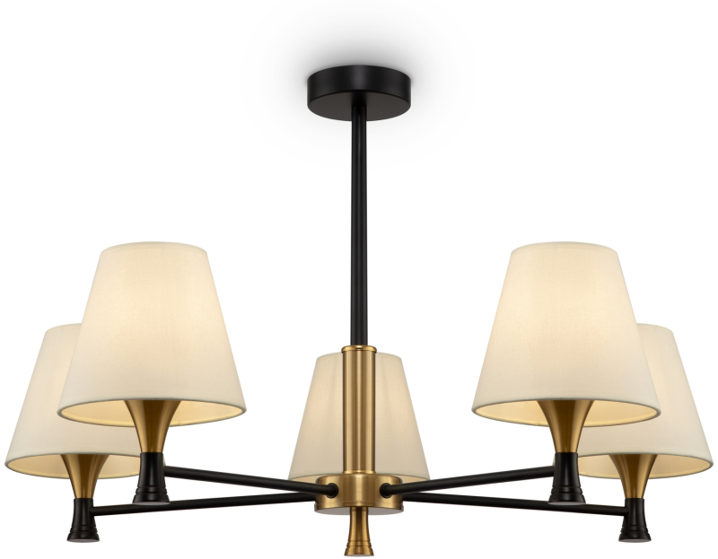 Люстра на штанге Freya Perfetto FR5098PL-05BBS