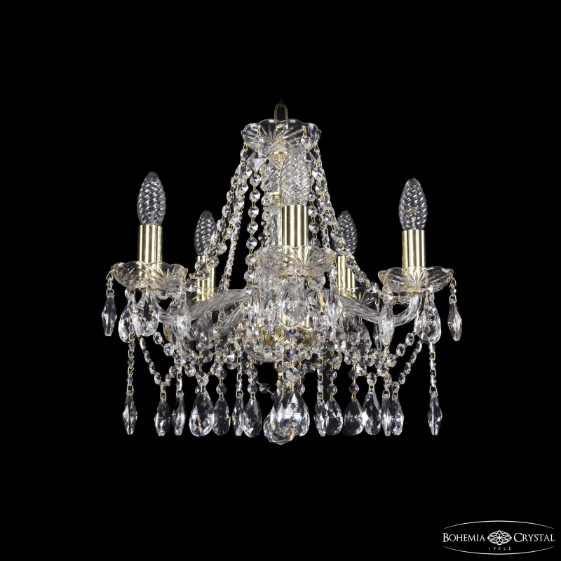Подвесная люстра Bohemia Ivele Crystal 1413/5/141 G