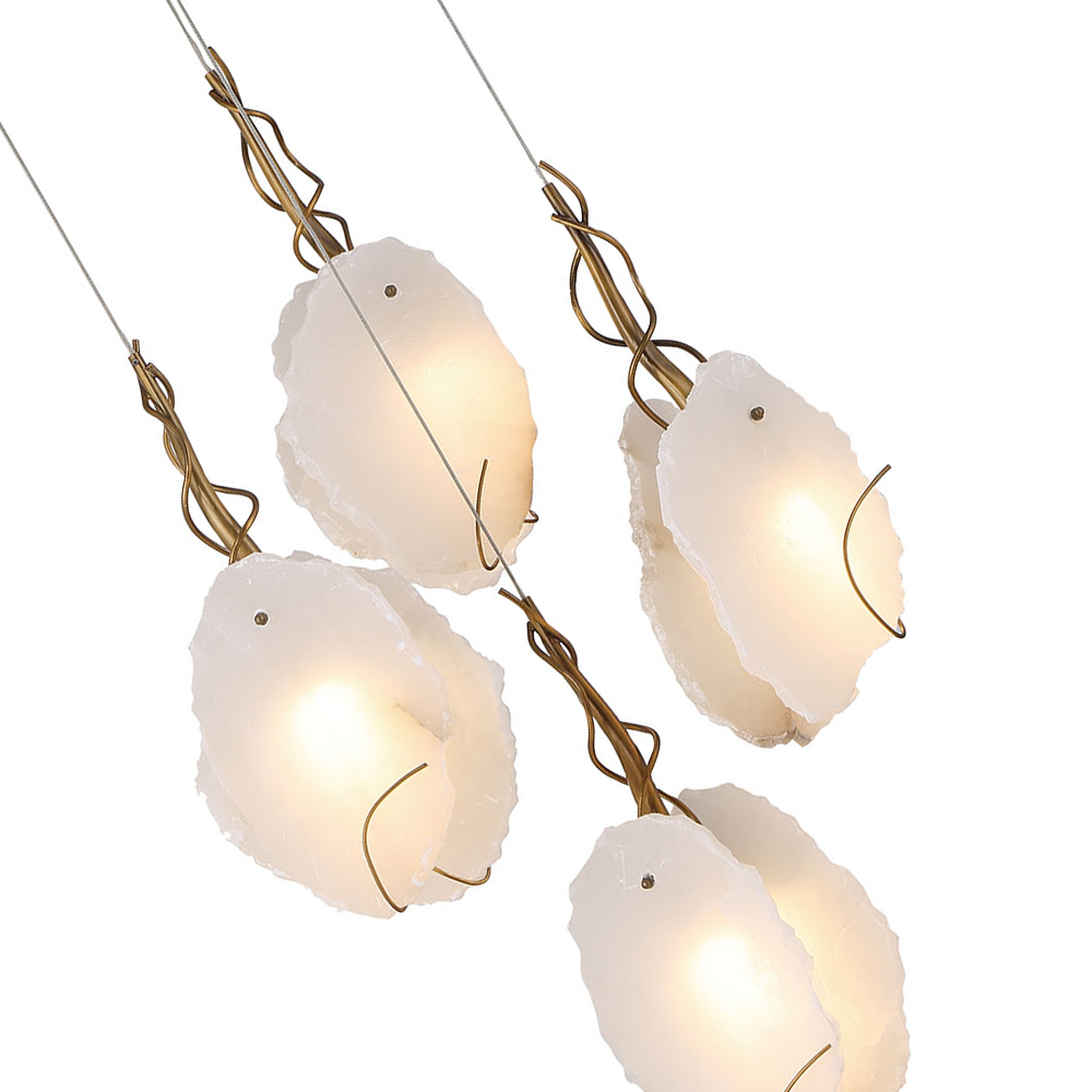 Подвесной светильник Delight Collection RP168421 RP168421-4 matt gold bronze