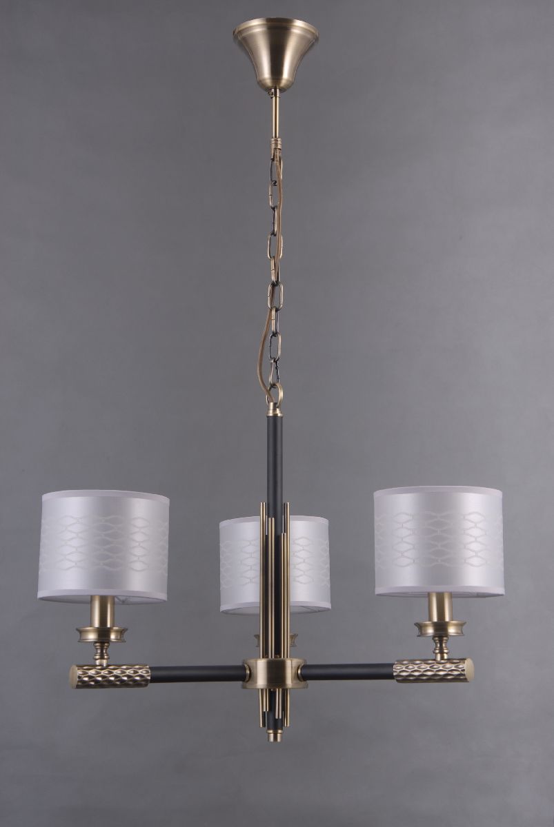 Подвесная люстра Elvan LU-39320/3-E14-BrBlWh