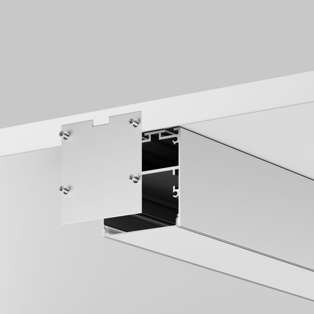 Комплект заглушек для профиля 50×50 2шт Maytoni Led Strip ALM-5050-S-EC 642046