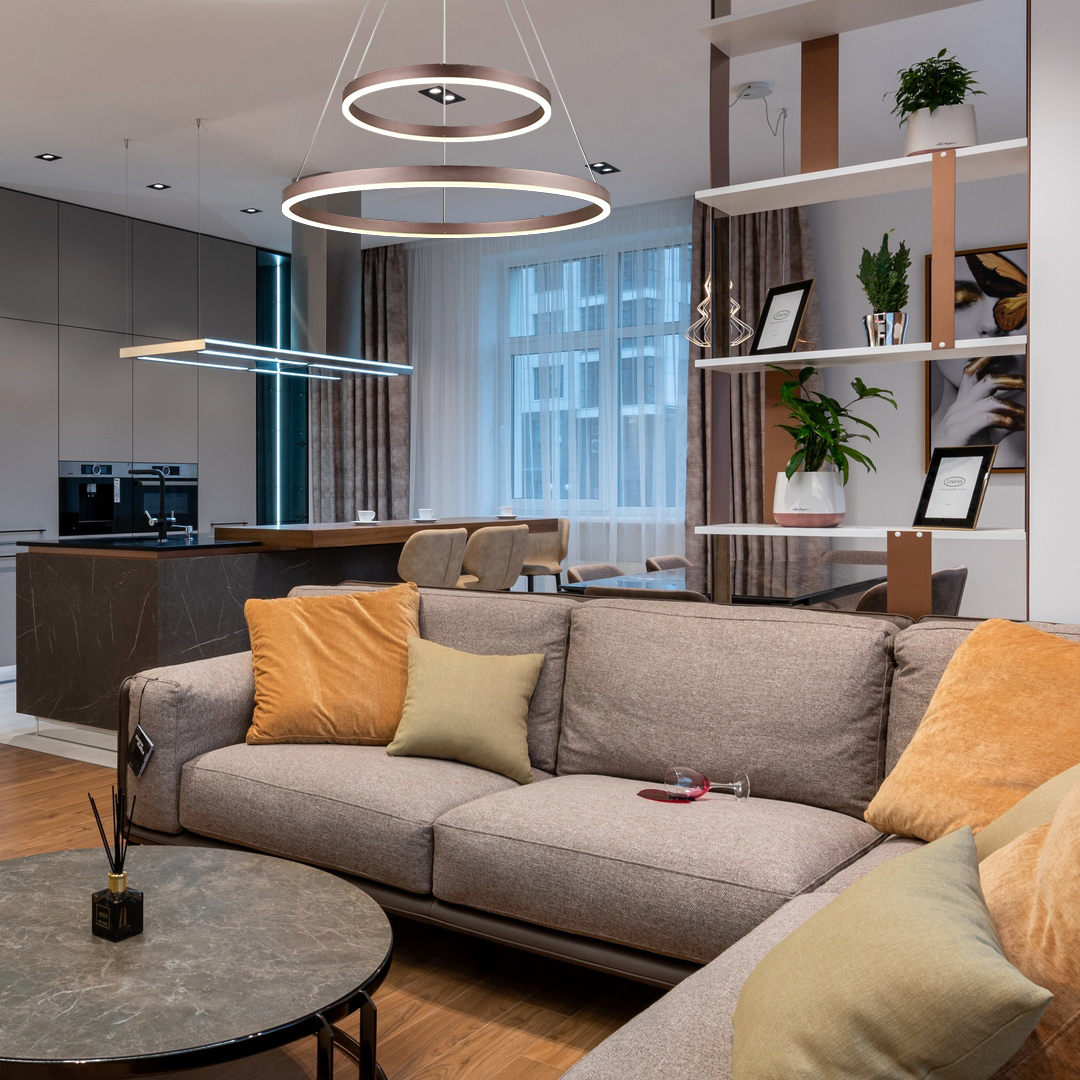 Подвесной светодиодный светильник Omnilux Cianciana OML-19203-90