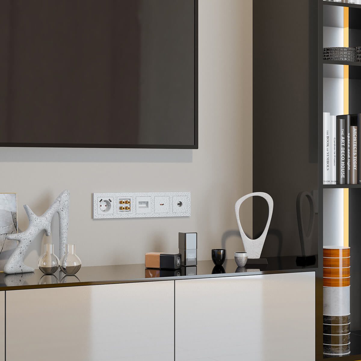 Лицевая панель Werkel Hammer белый 4690389162985