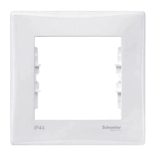 Рамка 1-постовая Schneider Electric Sedna IP44 SDN5810121