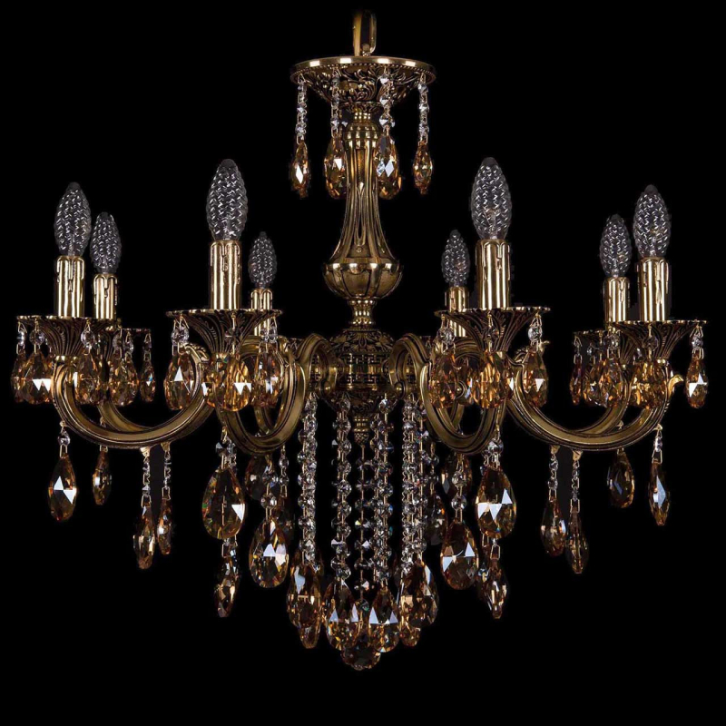 Подвесная люстра Bohemia Ivele 1702/8/250/B/GB/K721