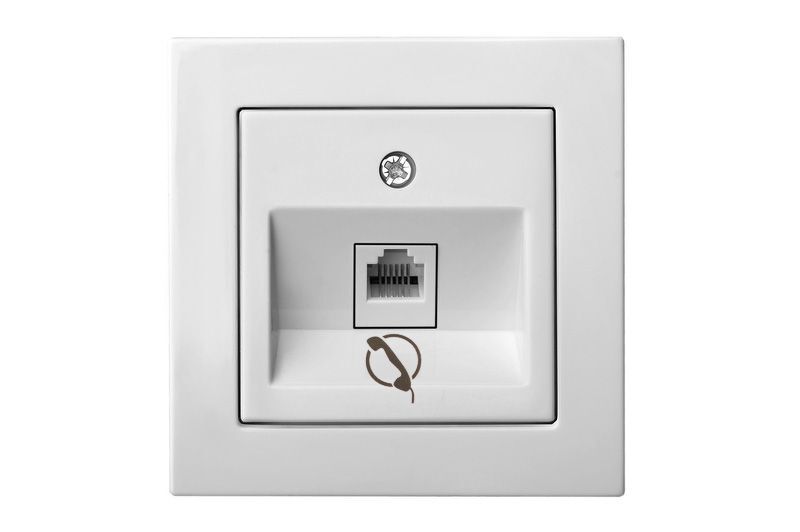 Розетка телефонная одинарная (RJ11) Liregus Epsilon 28-030