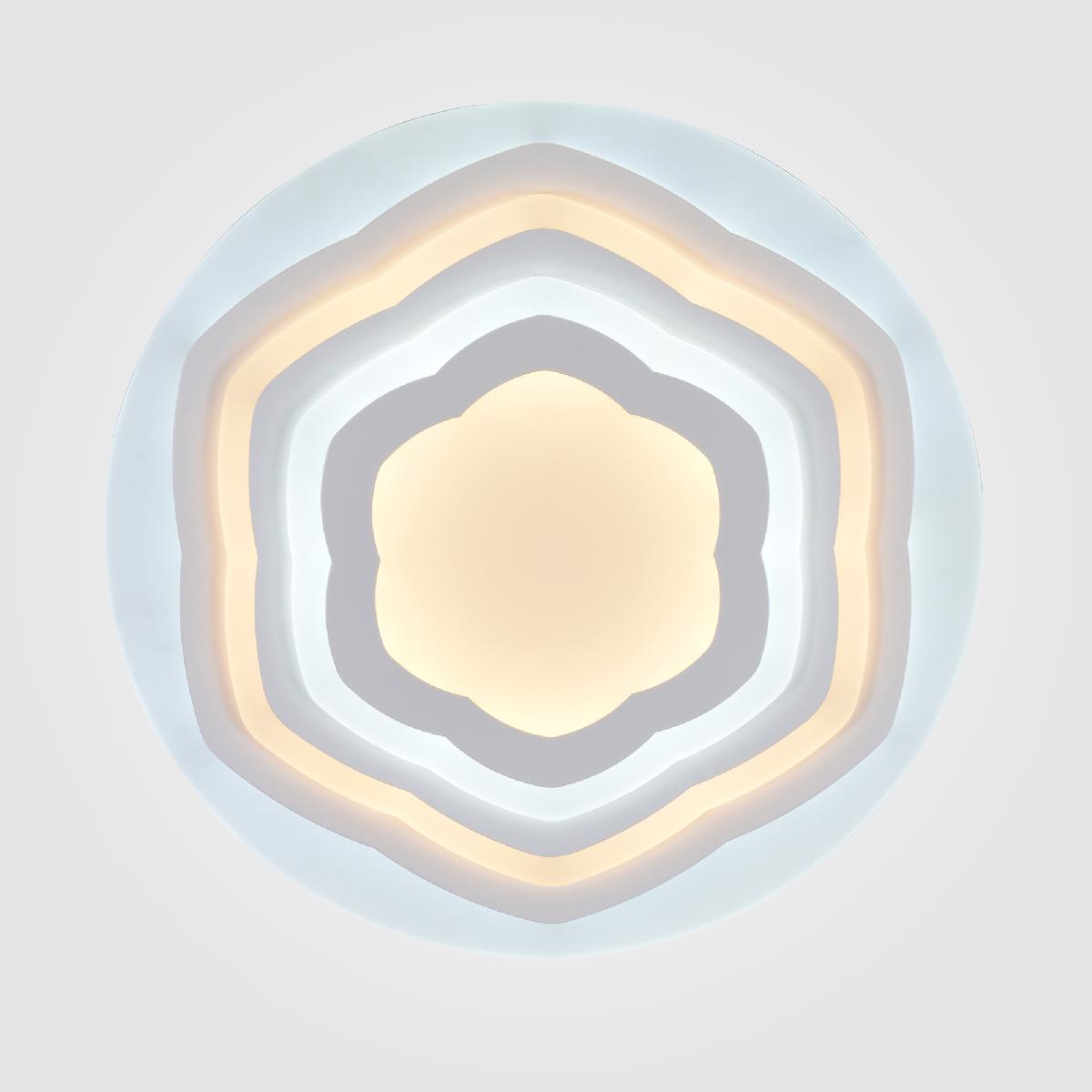 Потолочный светодиодный светильник Eurosvet Siluet 90117/4 белый