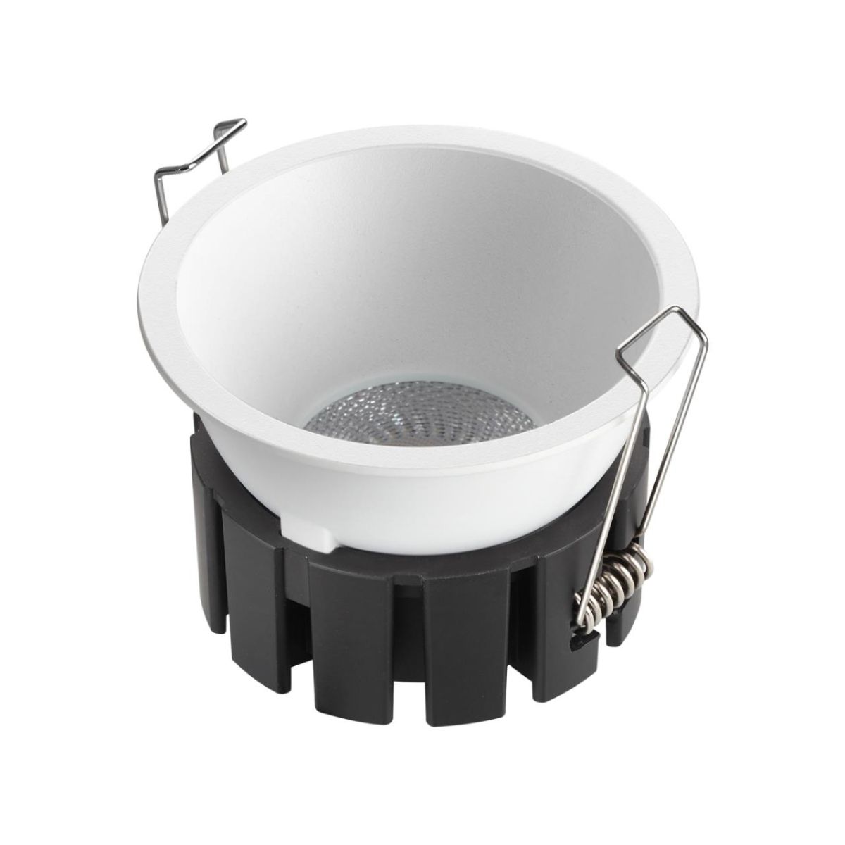 Встраиваемый светильник с переключателем цветовой температуры и угла рассеивания Novotech Wir Solis 359859