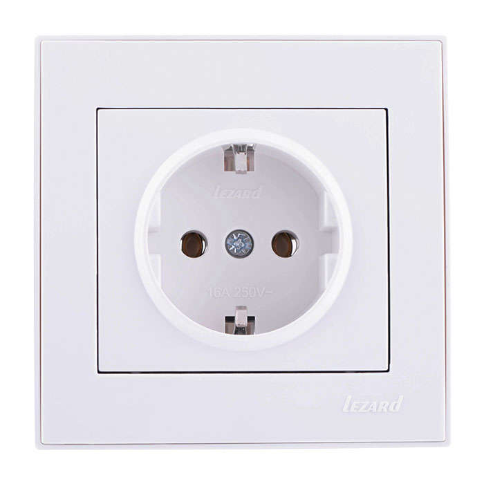 Розетка с/з Lezard Rain 703-0202-122