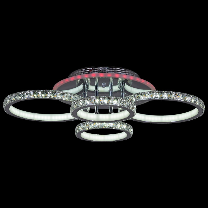 Потолочная люстра Reluce 05819-0.3-04B CR (RGB)