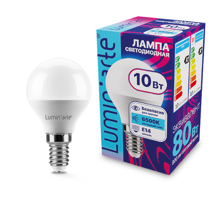 Светодиодная лампа Lumin'arte LSTD-G45-10W6KE14