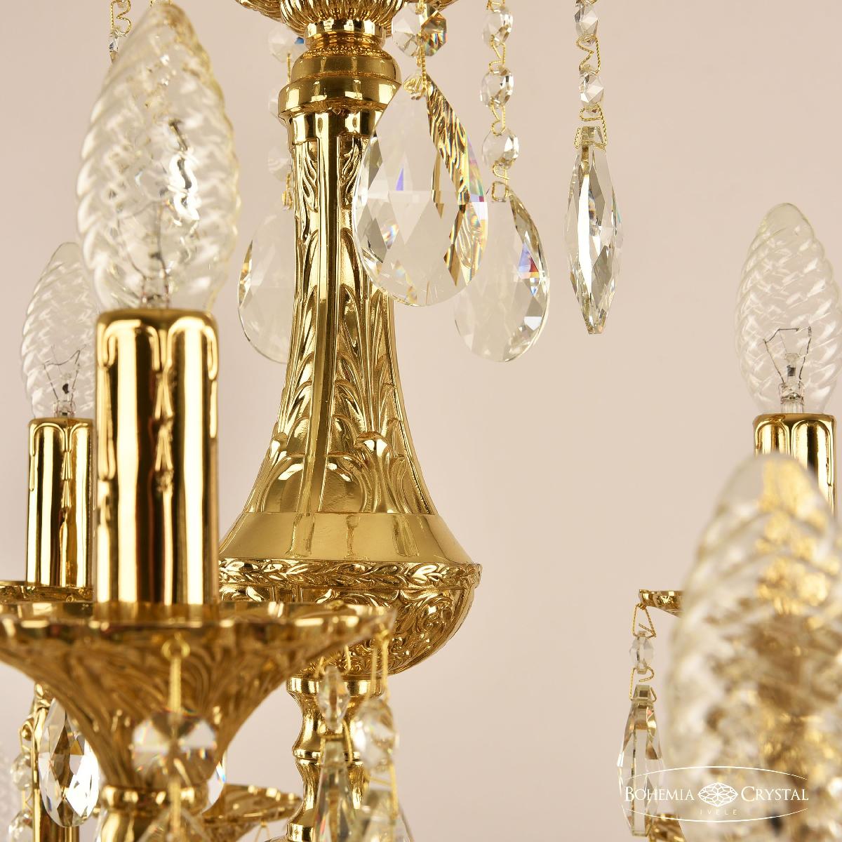 Подвесная люстра Bohemia Ivele Crystal Verona 72199/12+6+3/250/A G