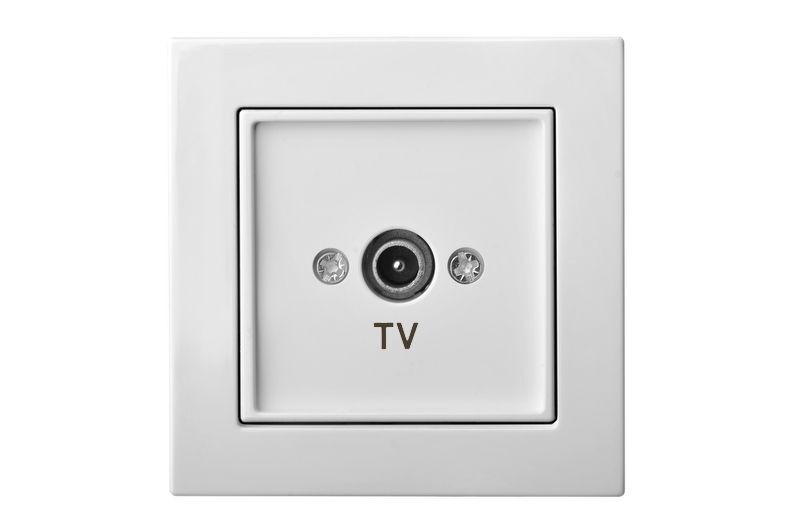 Розетка телевизионная проходная (TV) Liregus Epsilon 28-025