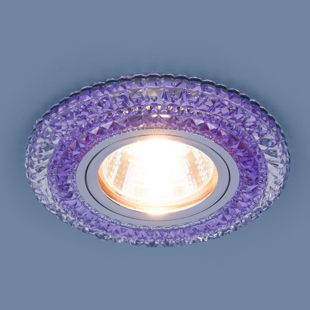 Встраиваемый светильник Elektrostandard 2193 MR16 CL/PU прозрачный/фиолетовый 4690389098895