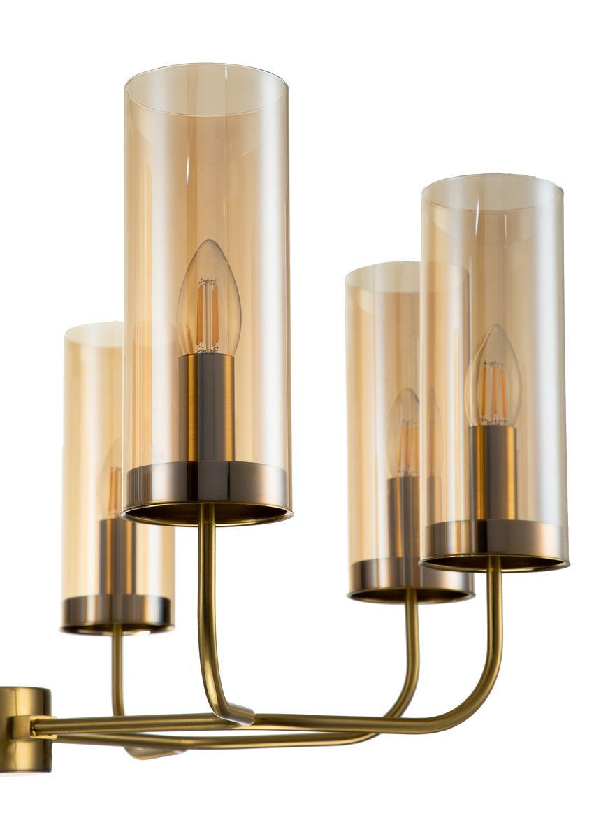 Люстра на штанге Indigo Balletto 13014/8R Brass V000253