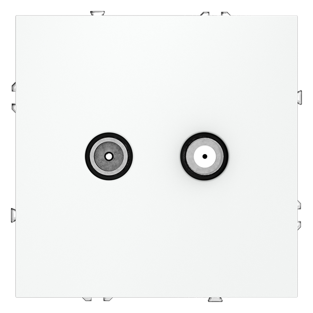 Розетка телевизионная Voltum S70 VLS060402 (белый матовый)