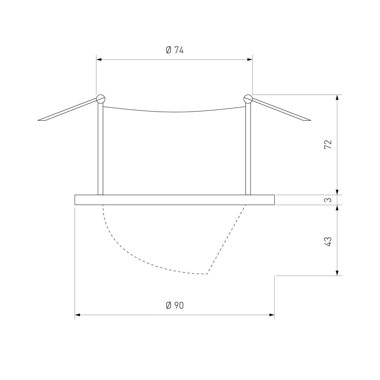 Встраиваемый светодиодный светильник Elektrostandard 9918 LED 9W 4200K черный 4690389162428
