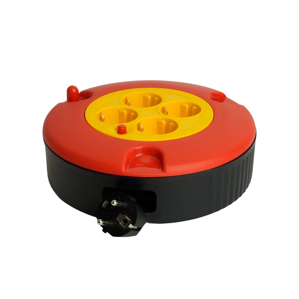 Удлинитель-рулетка на 4 розетки с/з Stekker Standart STD06-40-30 5м 50178