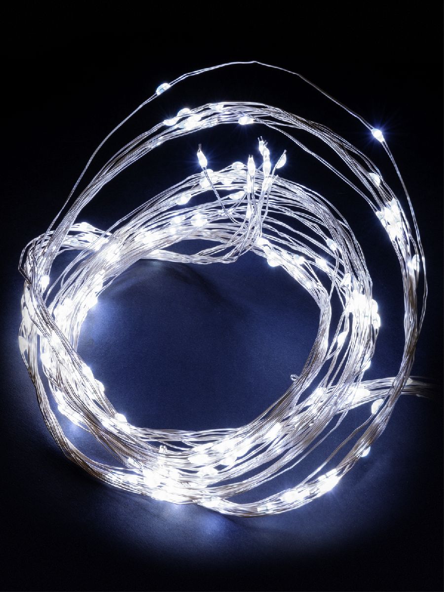 Светодиодная гирлянда TDM Electric Роса - занавес 5V белая 8 режимов SQ0361-0087