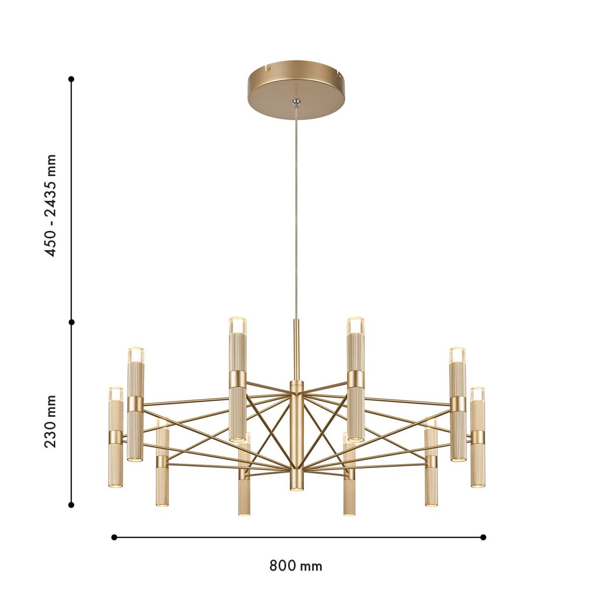 Подвесная люстра Favourite Blick 4759-10P