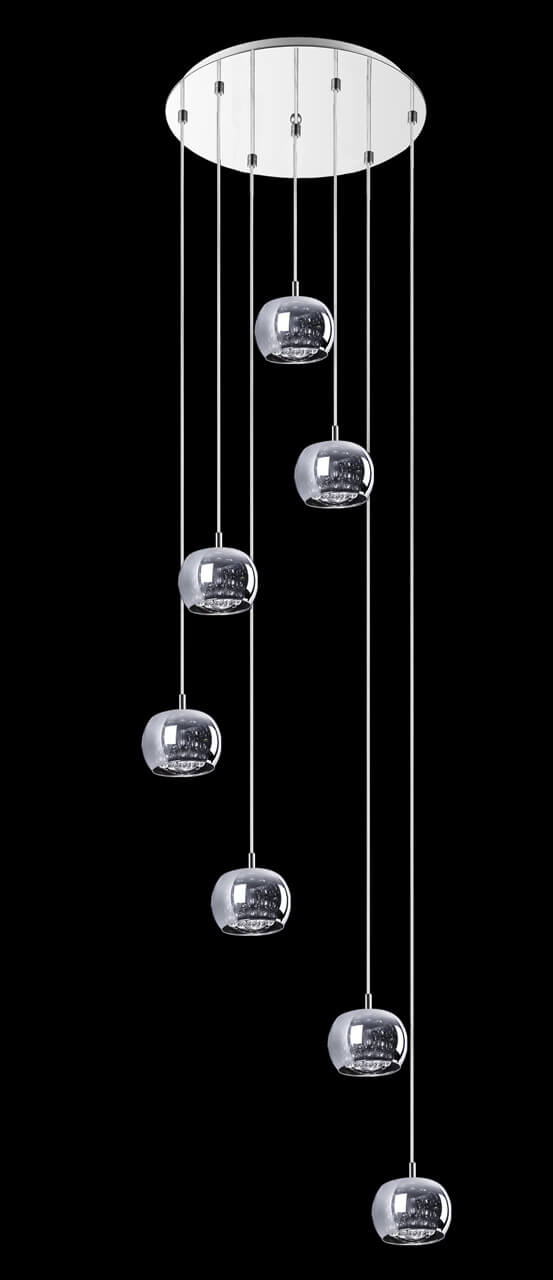 Подвесной светильник Zumaline CRYSTAL P0076-07M-B5FZ