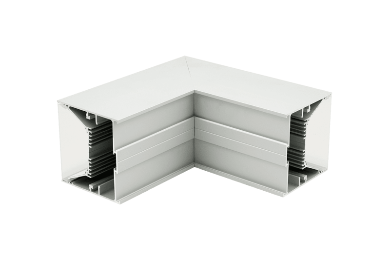 L-образный коннектор для профиля Lumker L9086-L90W 003239