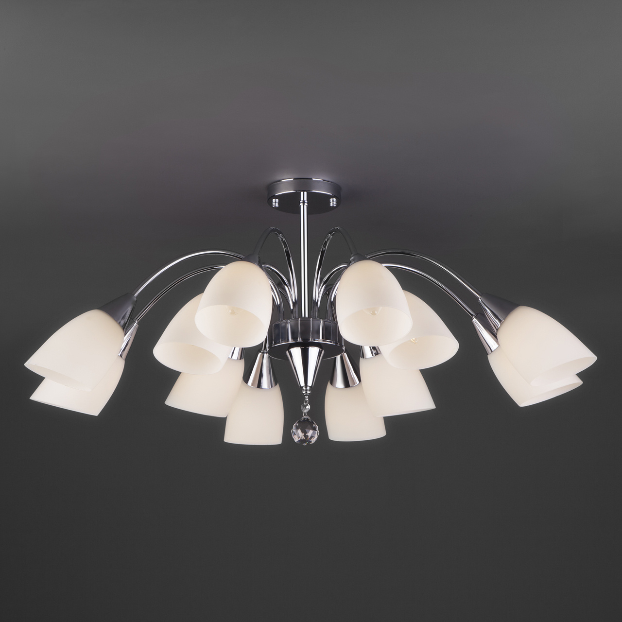 Потолочная люстра Eurosvet Ellene 30149 хром