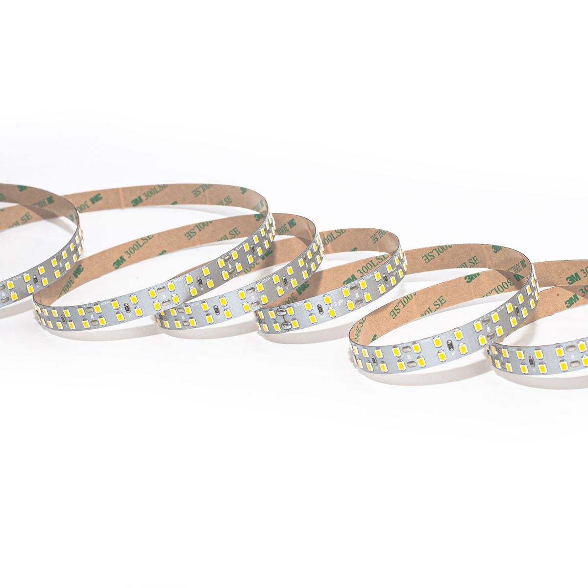 Светодиодная лента LEDS POWER двухрядная 2835 240/м (22Вт/м) 24В теплая, серия ПРО200 009056