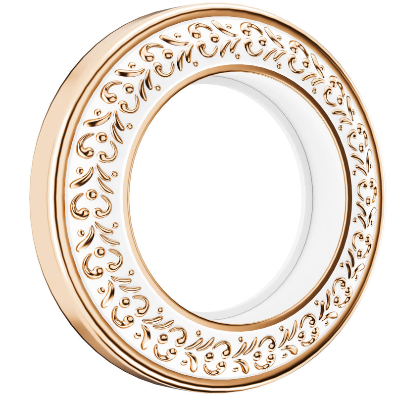 Рамка Werkel Antik Runda на 1 пост белое золото WL70-frame-01 4690389106477