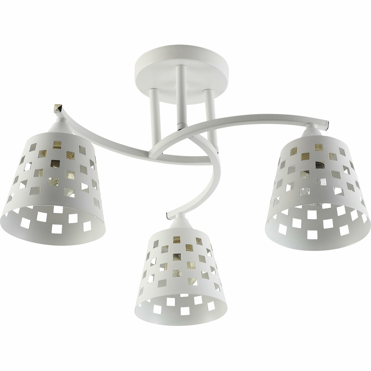 Люстра на штанге Reluce 01384-0.3-03 WH+CR