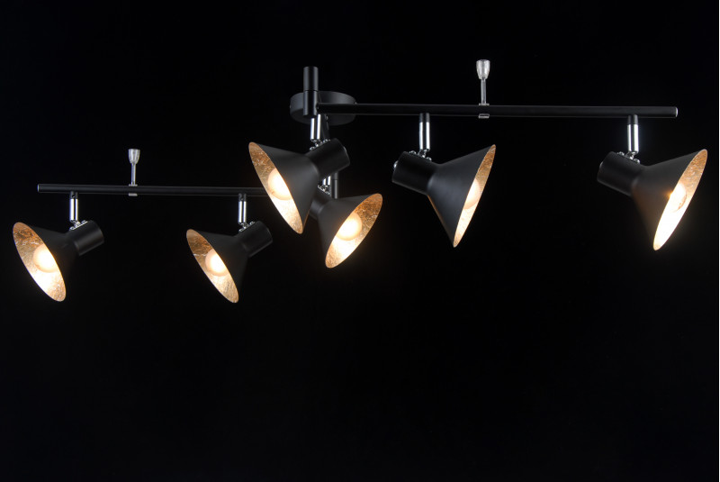 Спот Natali Kovaltseva LOFT LUX 81056-6C MATT BLACK