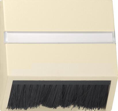 Лицевая панель Gira System 55 приборов с квадратной панелью наклонным выходом кремовый глянцевый 068201