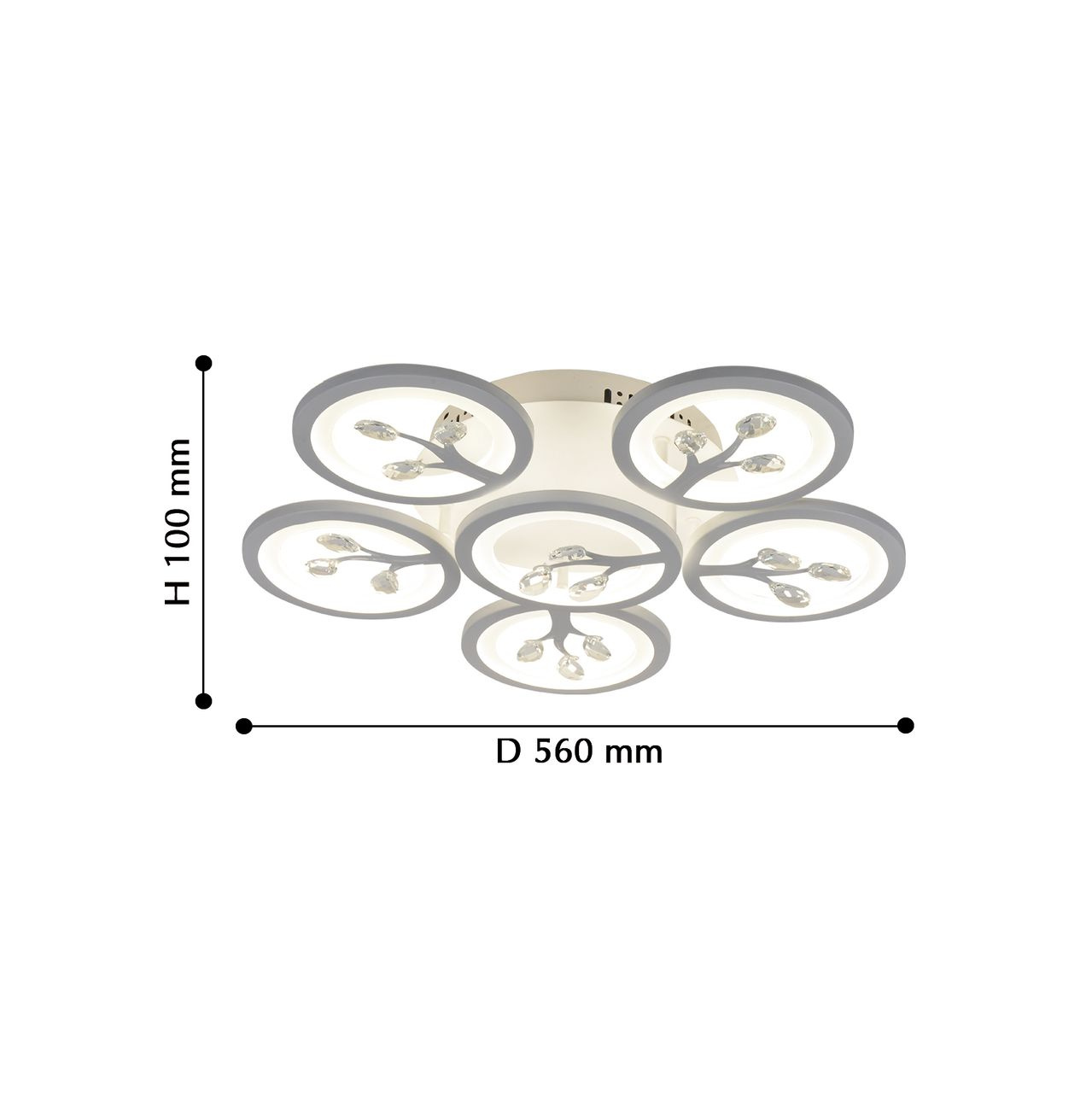 Потолочная светодиодная люстра F-Promo Ramus 2390-6U
