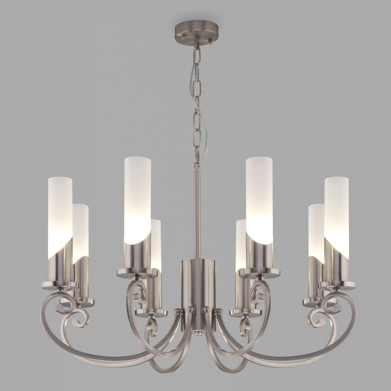 Подвесная люстра Eurosvet 60117/8 никель Smart a050019