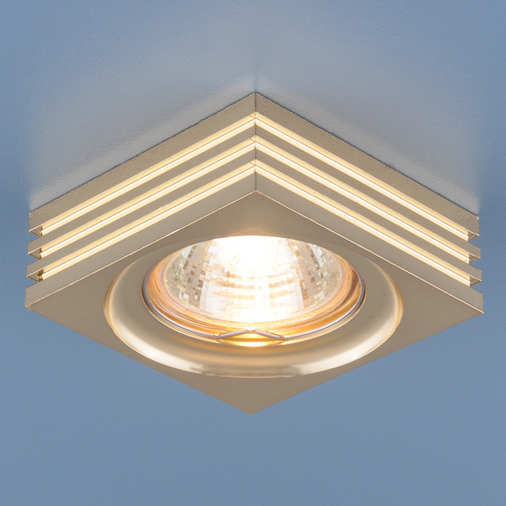 Встраиваемый светильник Elektrostandard 6064 MR16 GD золото 4690389055652