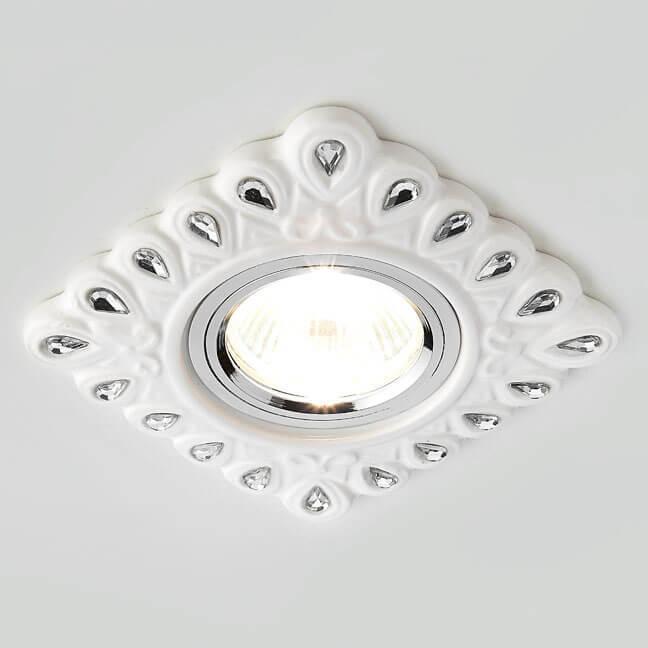 Встраиваемый светильник Ambrella Light Desing D5550 W/CL