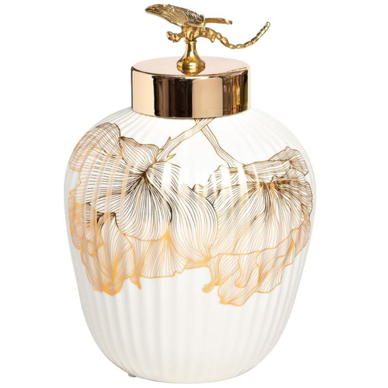 Ваза Золотая стрекоза Garda Decor 55RD4232S