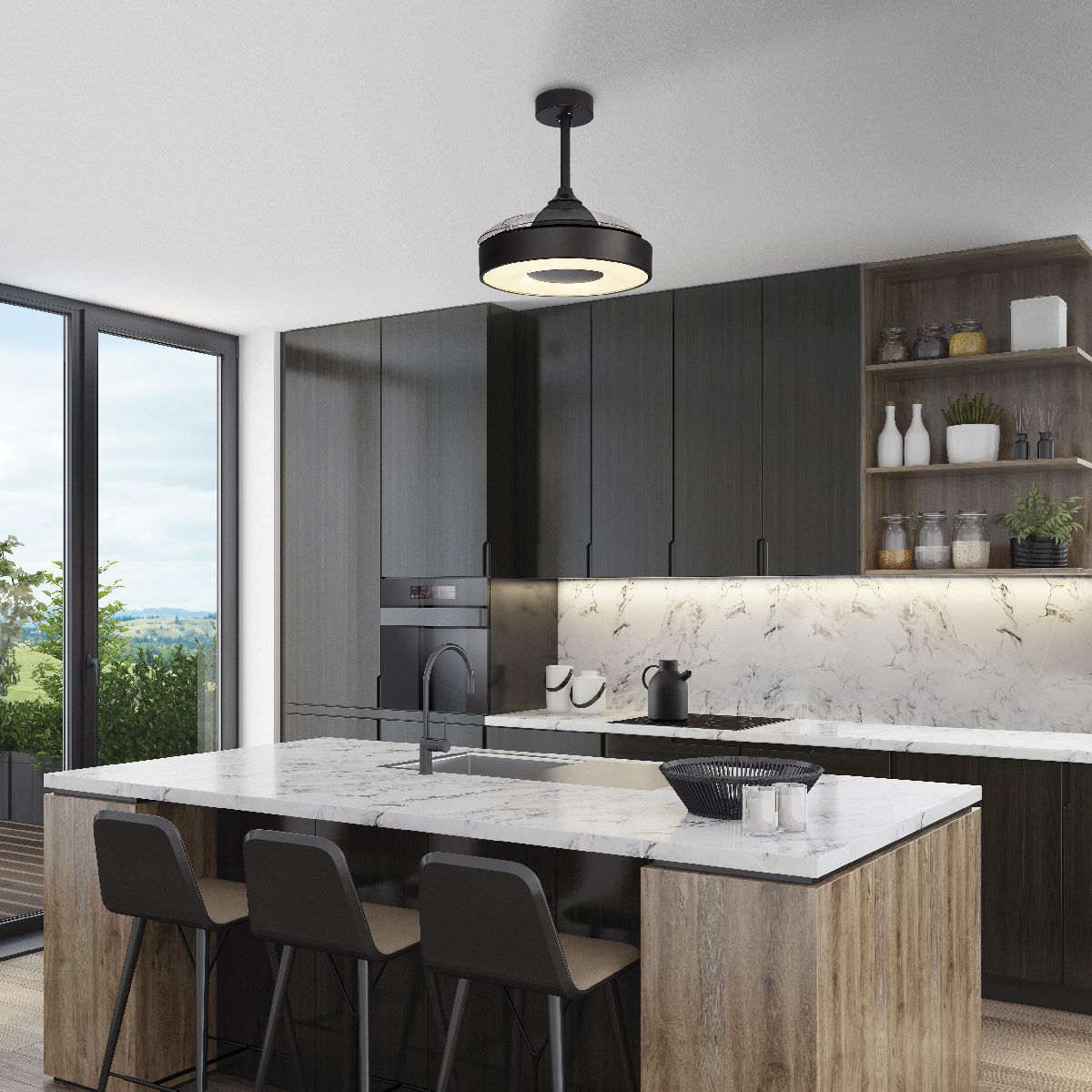 Люстра-вентилятор Mantra Coin 8221