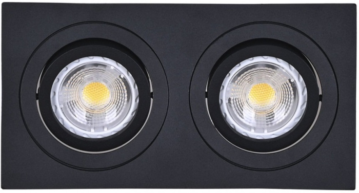 Встраиваемый светильник Arte Perfetto Luce Ingrid 3322.TCH111/2S/BK