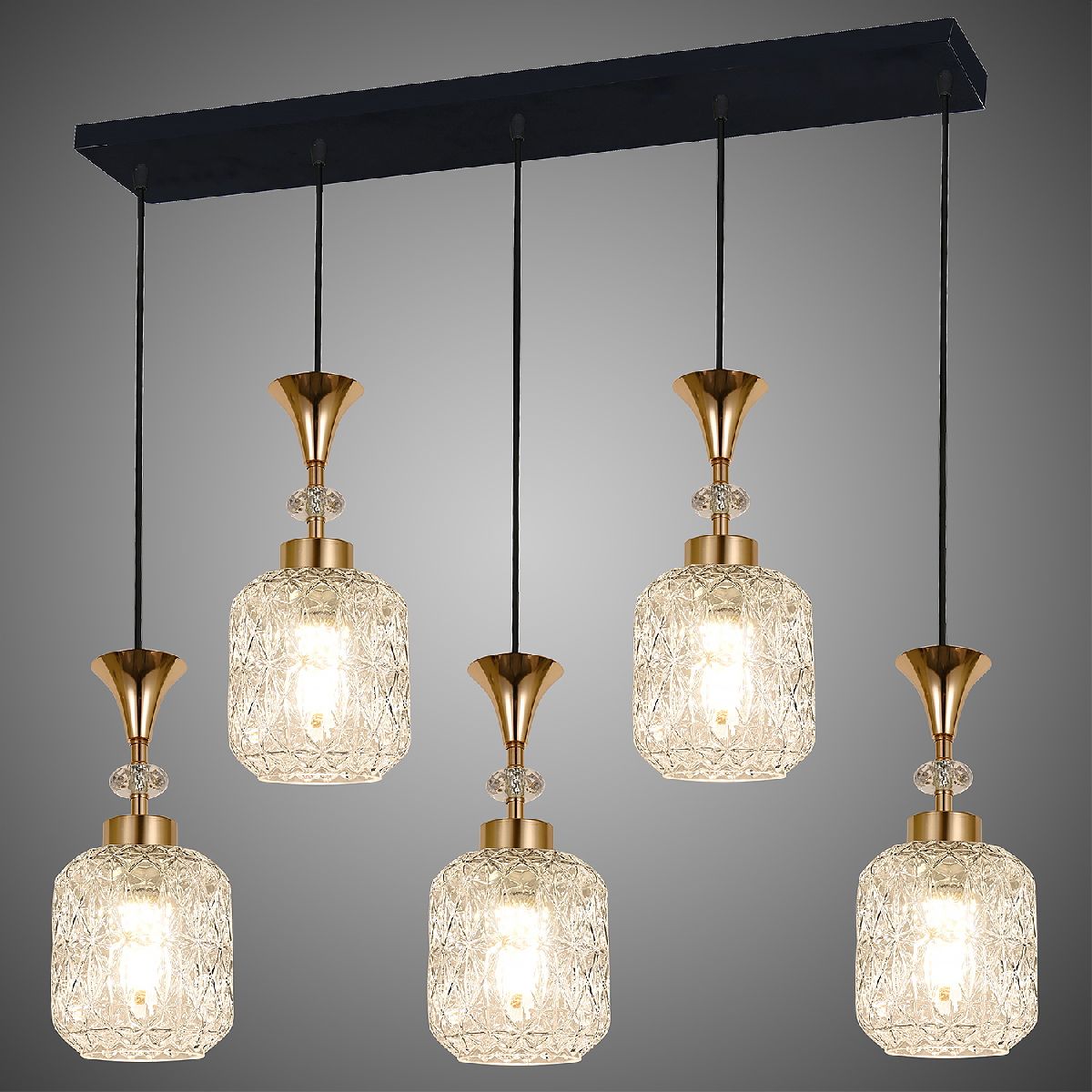 Подвесная люстра Reluce 02003-0.9-05L WH