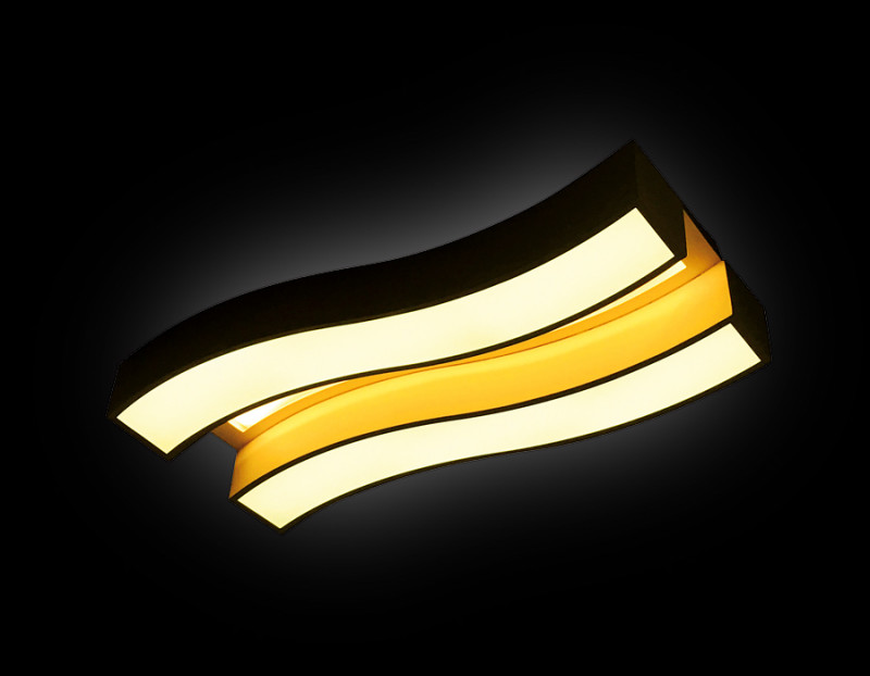 Накладная люстра Ambrella Light FP2422 WH 60W+24W D690*300