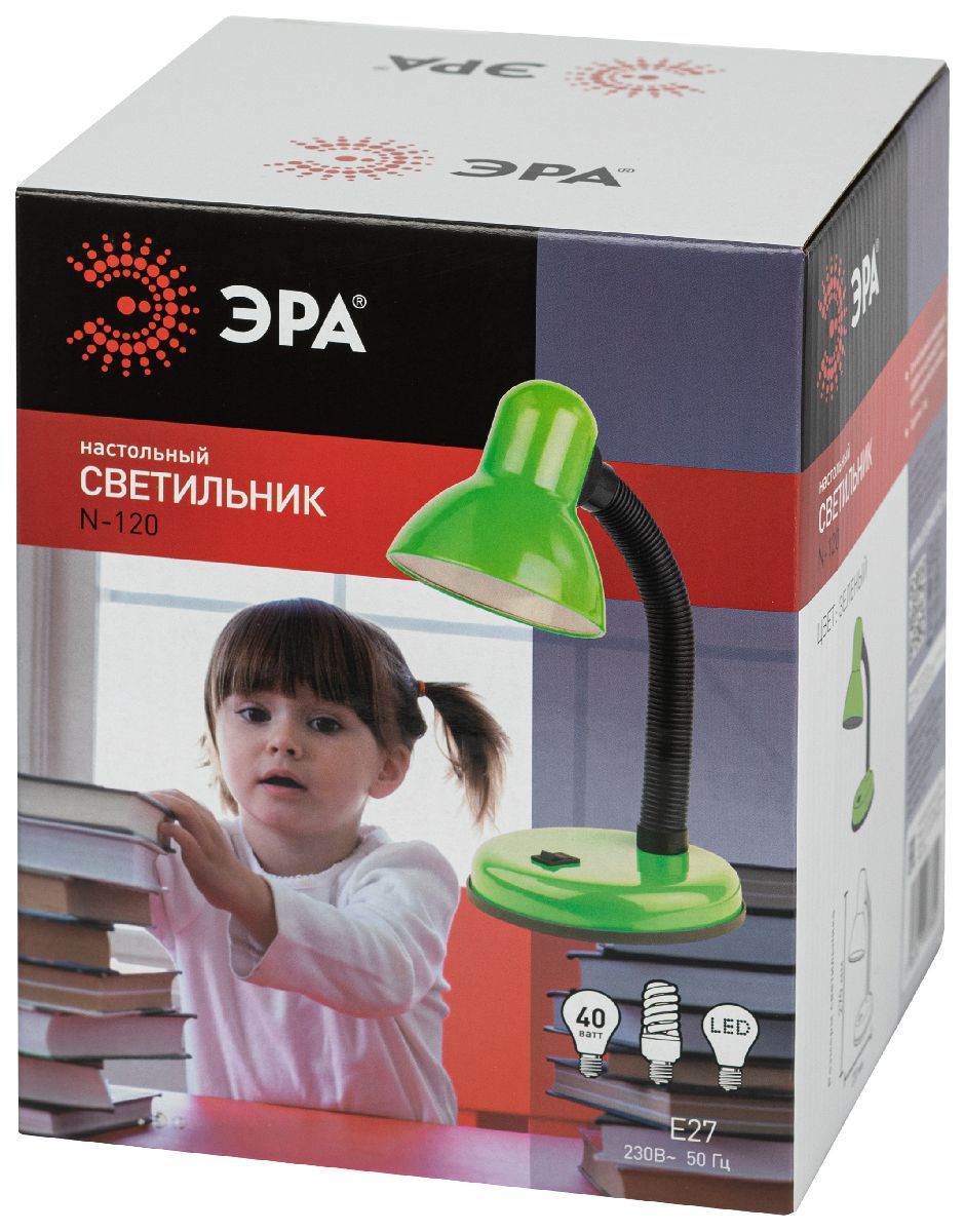 Настольная лампа Эра N-120-Е27-40W-GR Б0058664