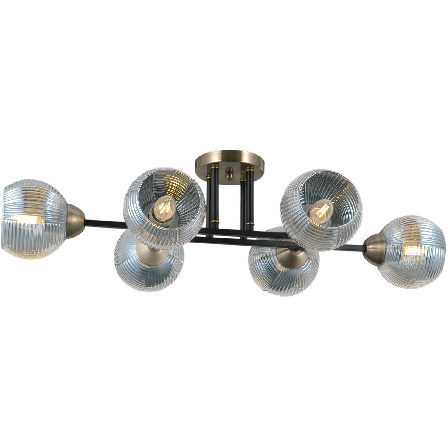 Люстра на штанге Illumico IL0395-6CSQ-79 BK AB