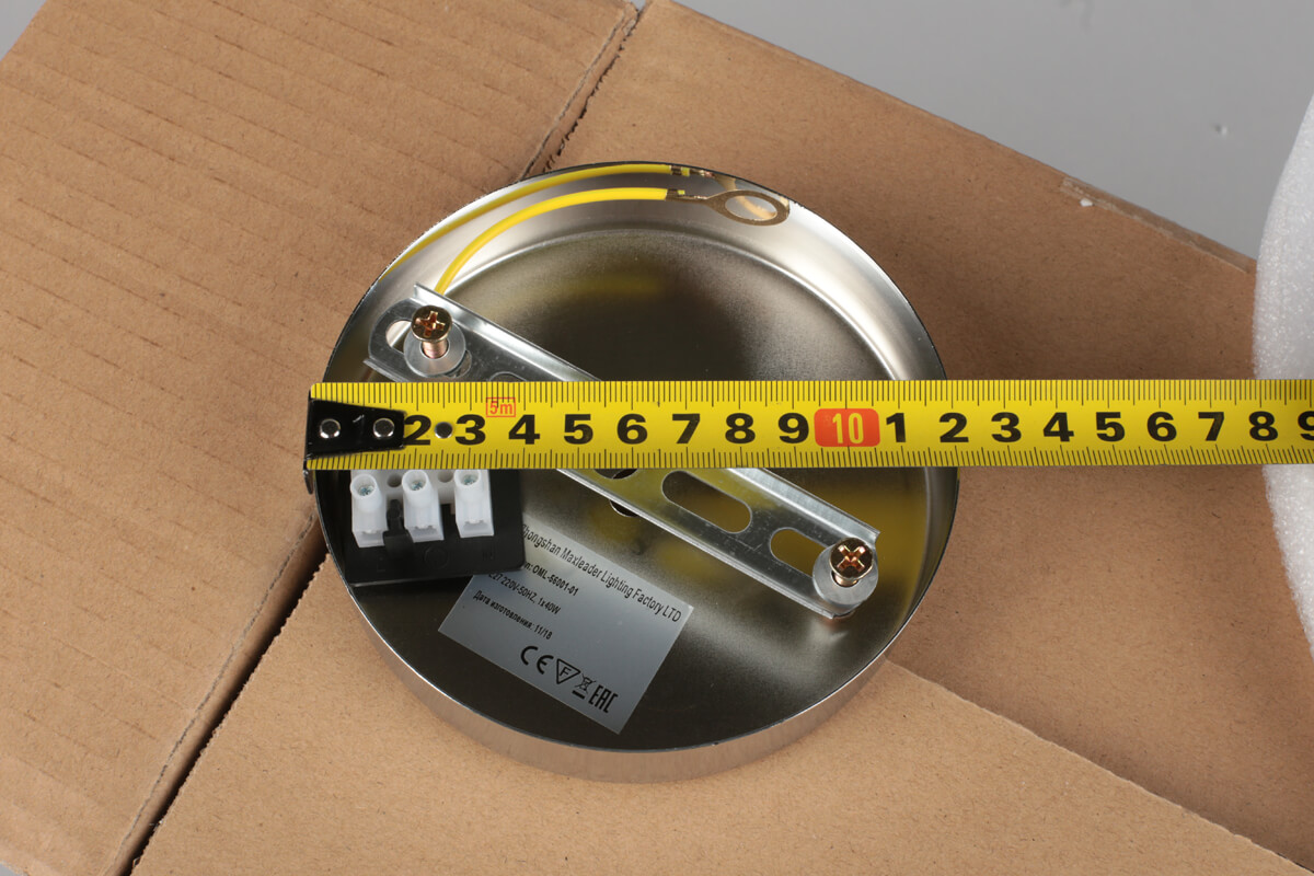 Бра серое Omnilux Giarre OML-56001-01